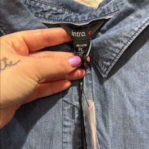 Intro Classic Blue Button-Up
